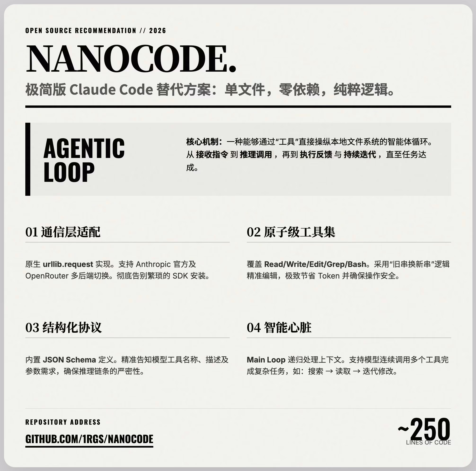 AI资讯:Nanocode代码运行演示截图