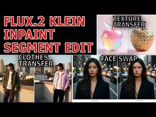 AI资讯：Flux 2 Klein图像分割编辑效果对比