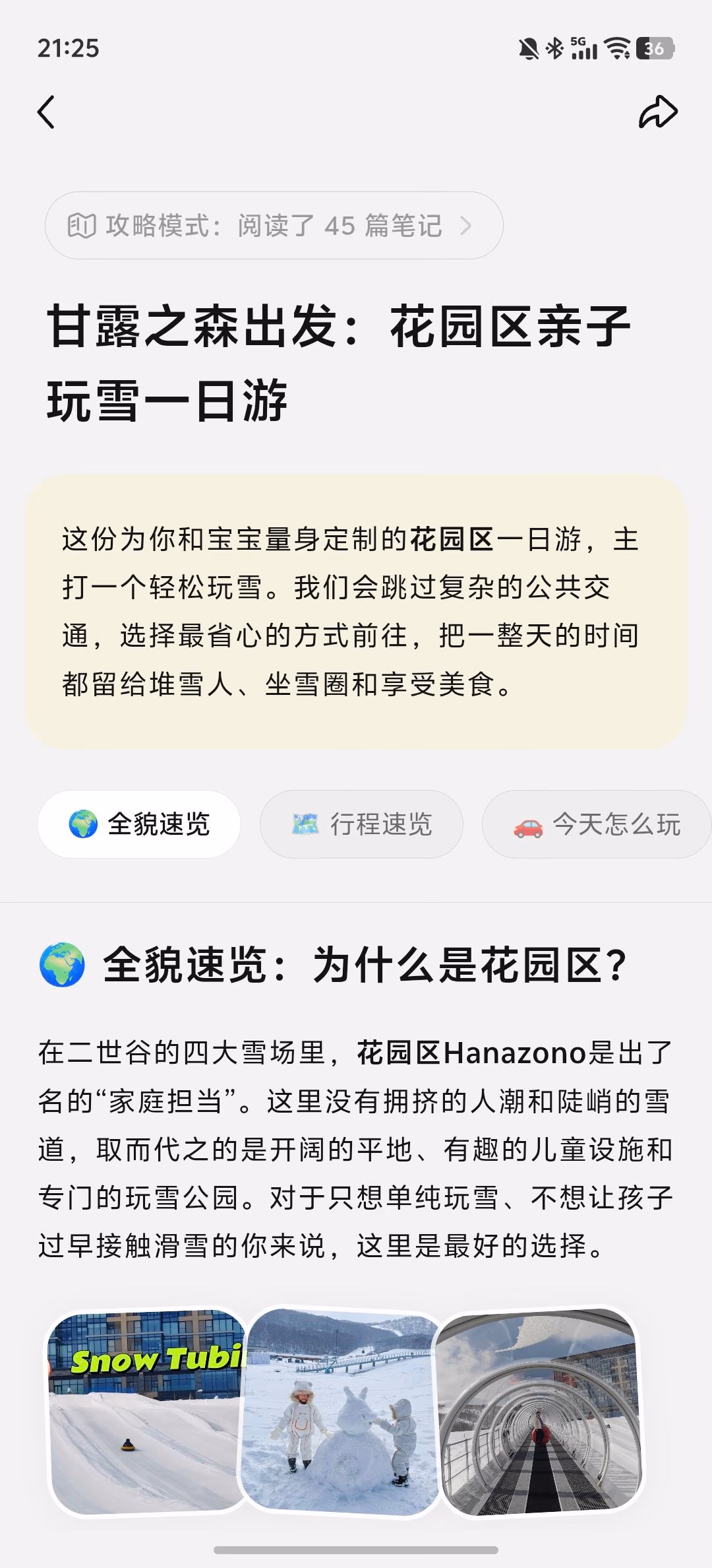 AI资讯:小红书点点攻略模式生成北海道滑雪行程