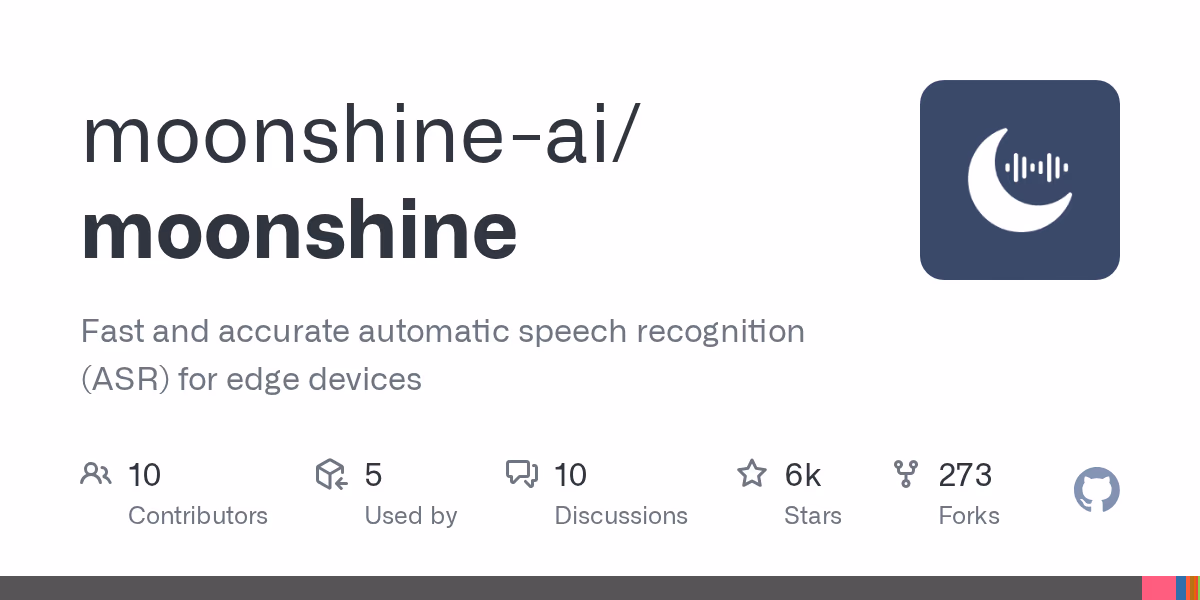 AI资讯:离线语音识别模型Moonshine在低功耗硬件上流畅运行示意图