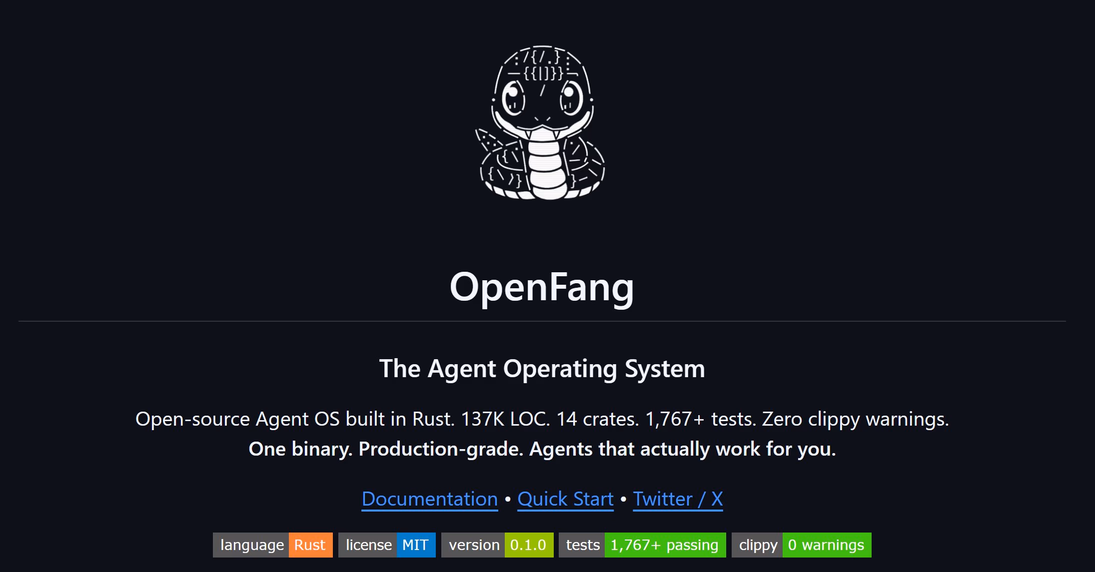 AI资讯:OpenFang生产级Agent操作系统架构图展示内核与多渠道集成