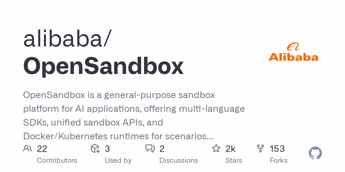 AI资讯：OpenSandbox分布式架构支撑多语言智能体沙箱环境示意图