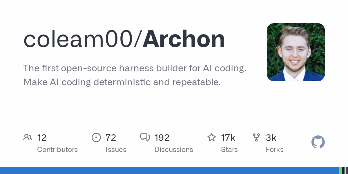 AI资讯:Archon 自动化测试构建流程示意图