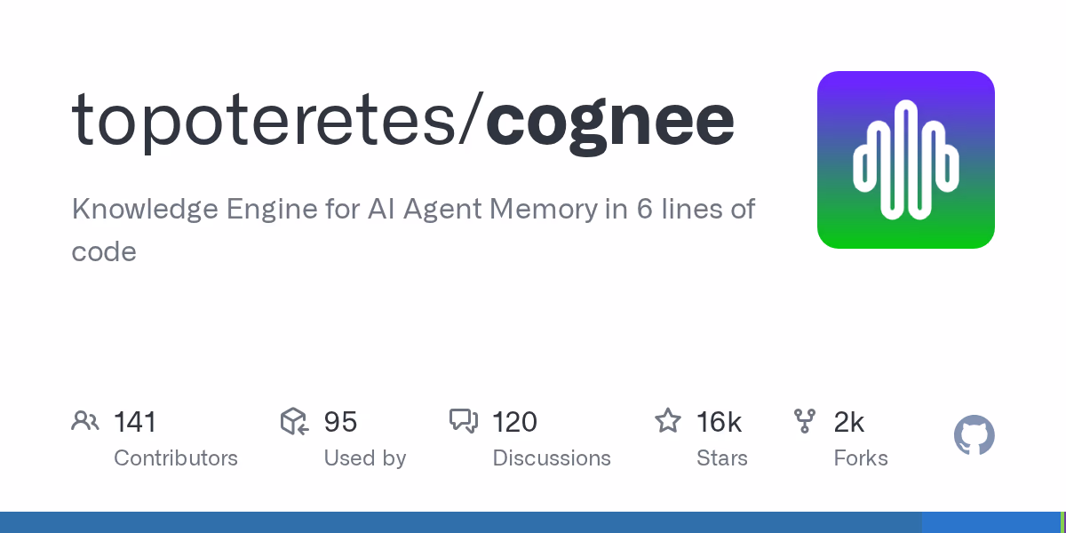 AI资讯:Cognee六行代码实现AI智能体长期记忆架构示意图