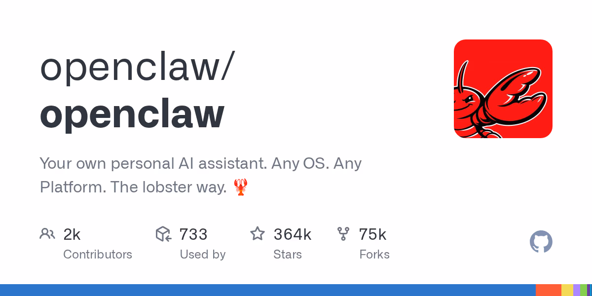 AI资讯:OpenClaw开源助手在多平台运行的龙虾标志界面