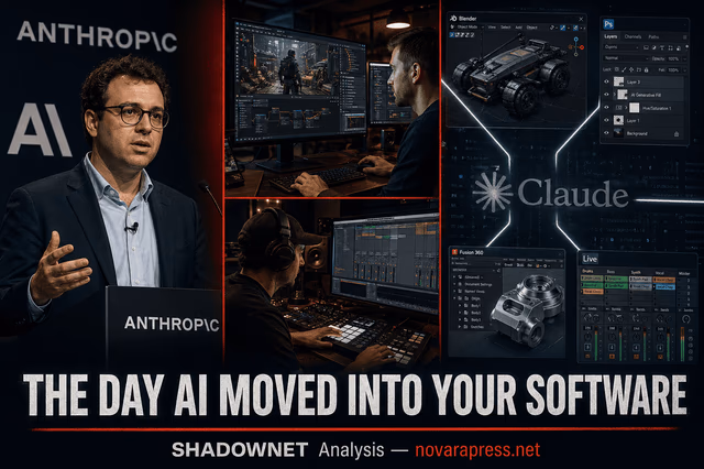 AI资讯:Claude模型集成在Adobe和Blender创作软件中的交互界面