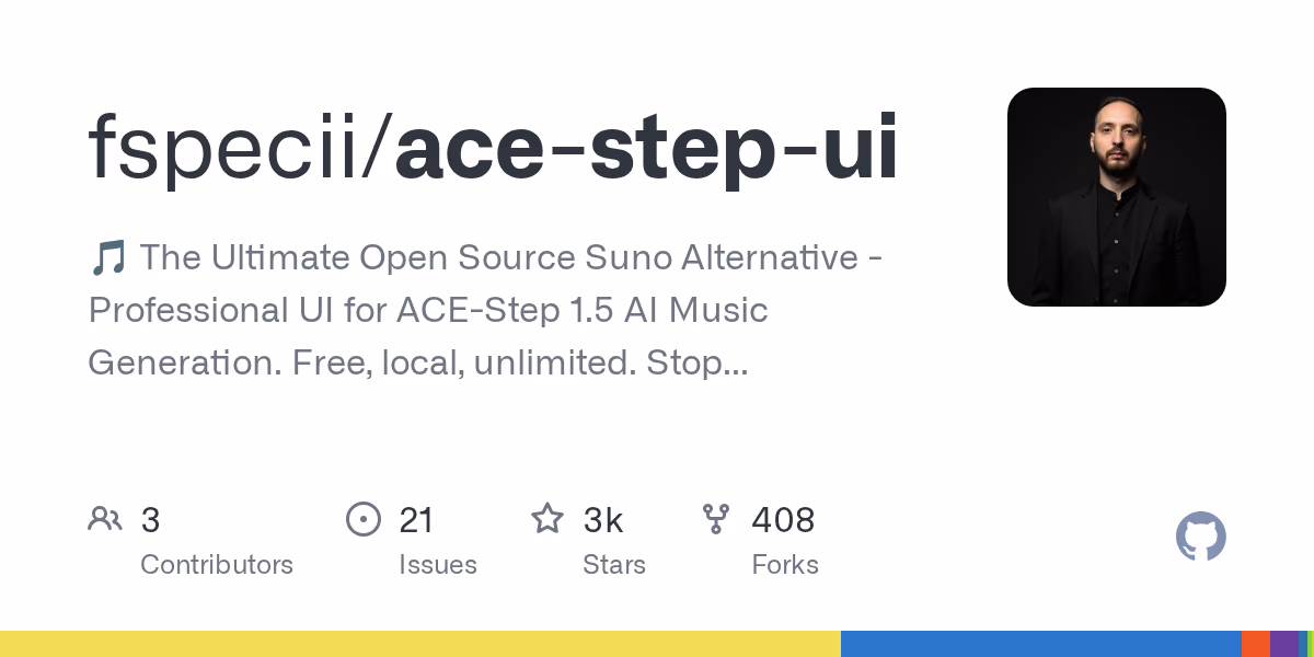 AI资讯:ace-step-ui简洁美观的类Spotify音乐生成界面