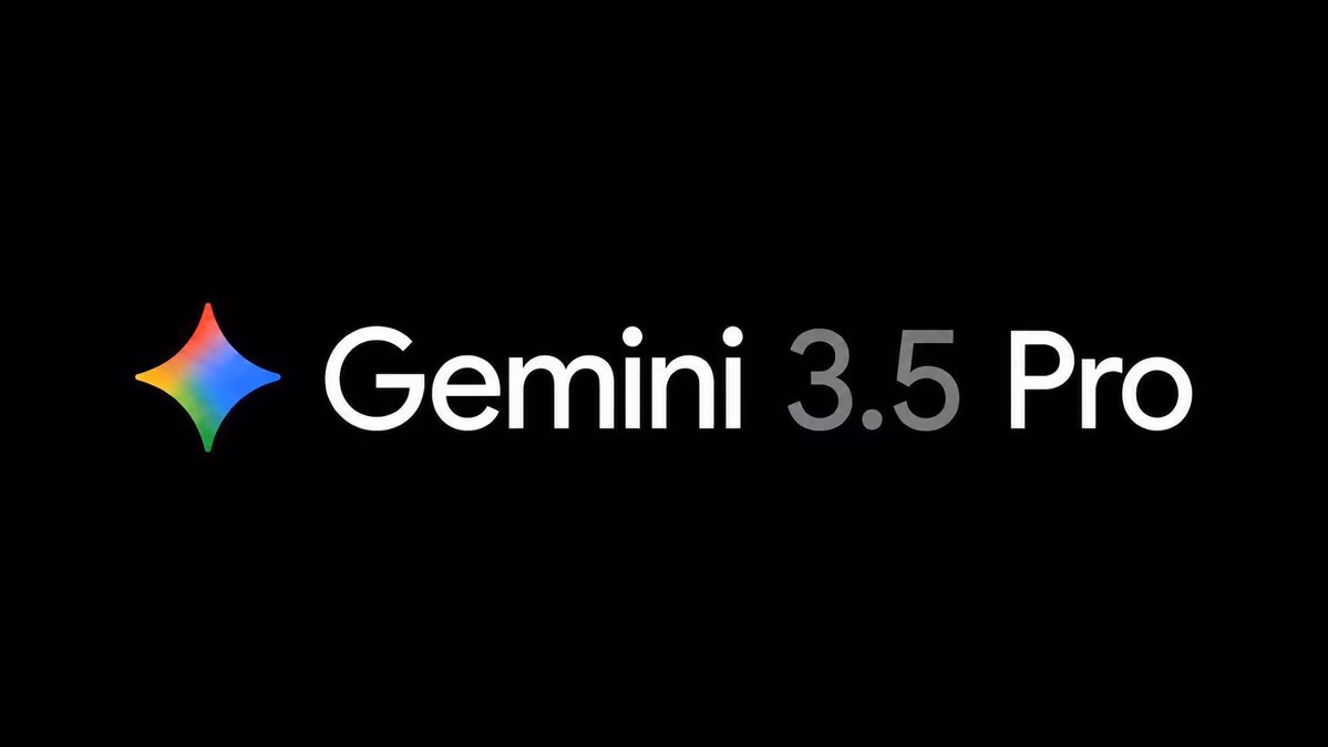 AI资讯：谷歌Gemini 3.5 Pro产品宣传卡片展示图