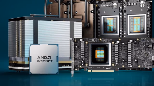 AI资讯：AMD算力中心排排机柜整齐列队
