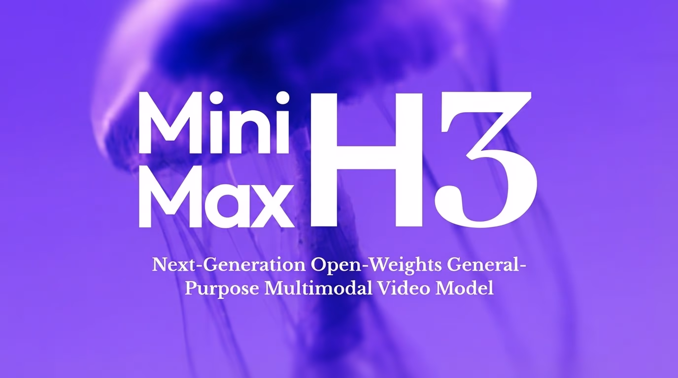 AI资讯：MiniMax H3视频模型标题封面