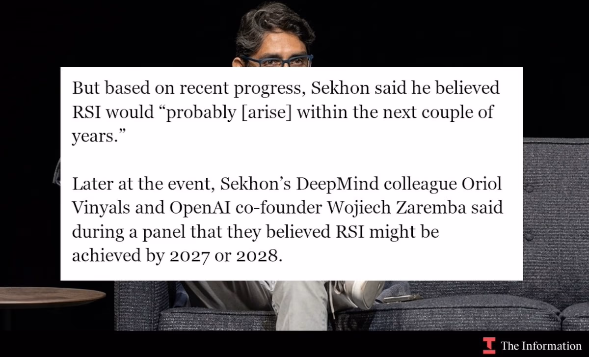 AI资讯：谷歌与DeepMind递归自我改进报道截图