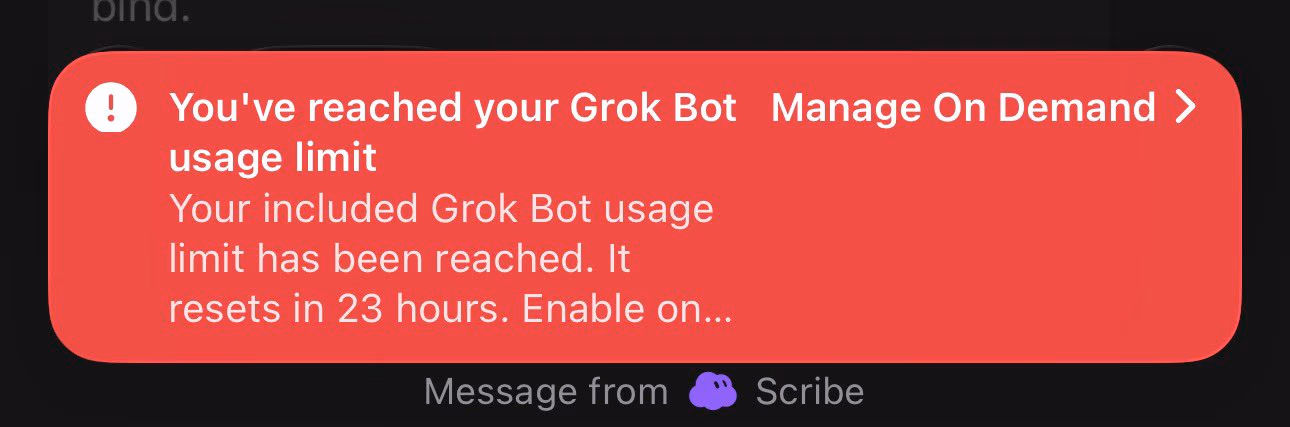 AI资讯:Grok作为协调器接入多个CLI工具后的报错截图