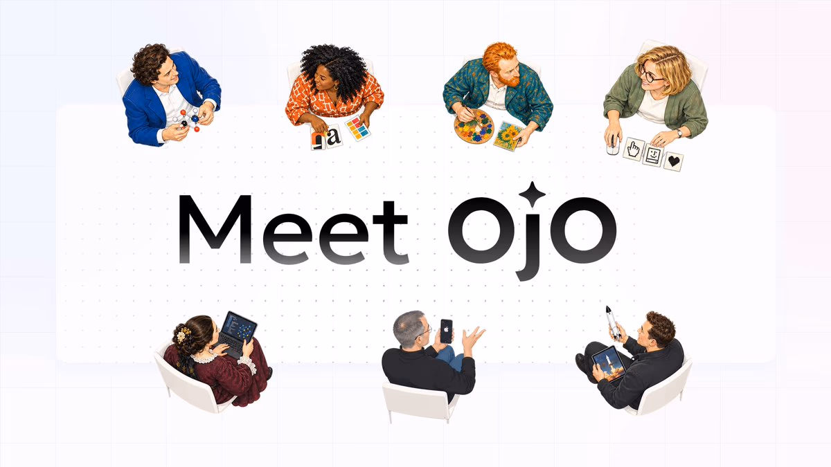 AI资讯:OJO设计代理工作区展示产品策略与原型画布