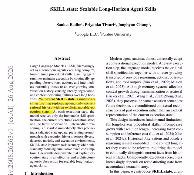 AI资讯:SKILL.state用结构状态替代长会话历史