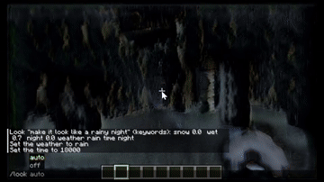 AI资讯:Minecraft雪天风格化实时渲染的实机画面